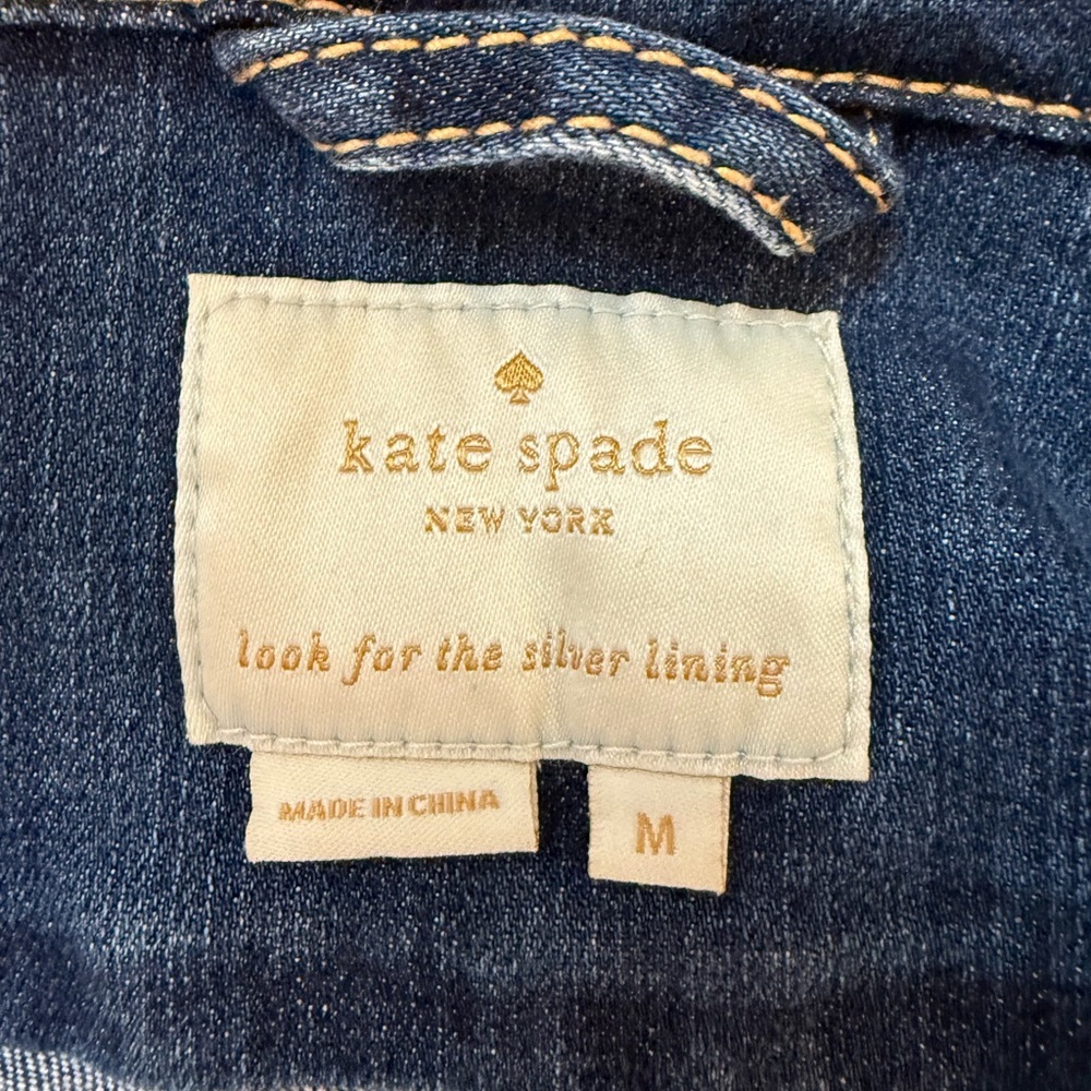 kate spade Medium Blue Denim Jacket - Picture 6 of 7